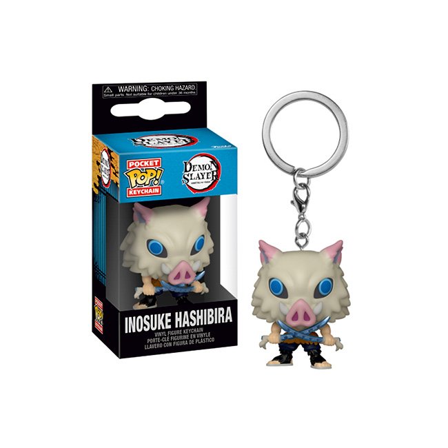 Pocket Pop Keychain Inosuke Hashibira Demon Sayer