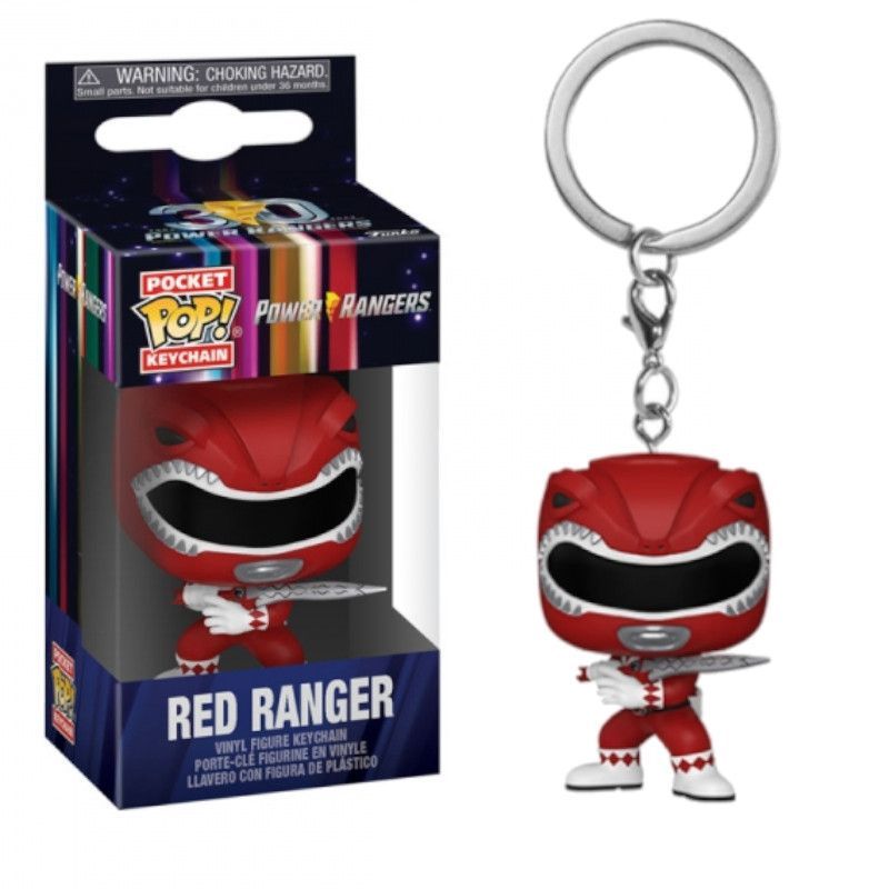 Pocket Pop Keychain Red Ranger Power Rangers 30th