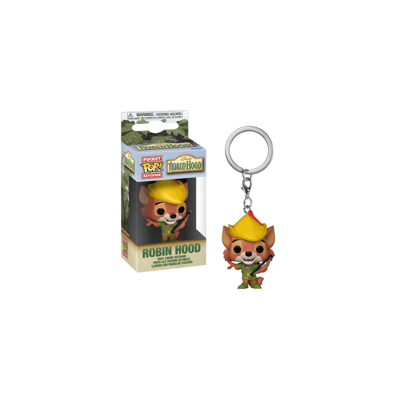 Pocket Pop Keychain Robin Hood Portachiavi Disney
