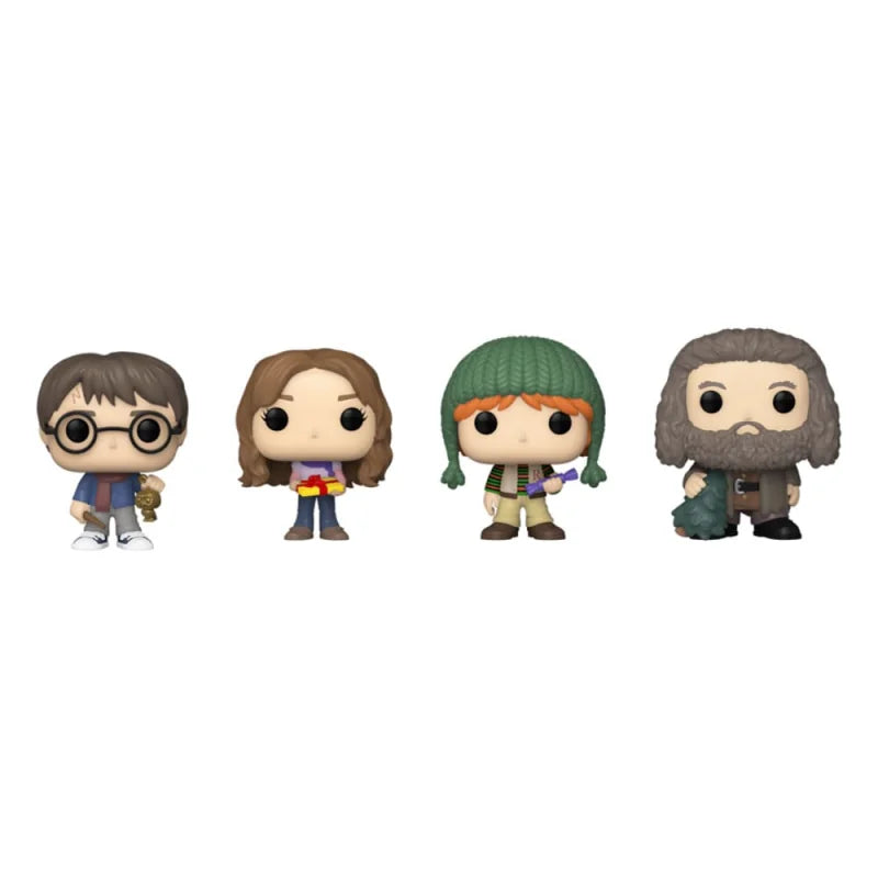 Pocket Pop Keychains Harry Potter Holiday 2024 Four Pack Tree Holiday Box