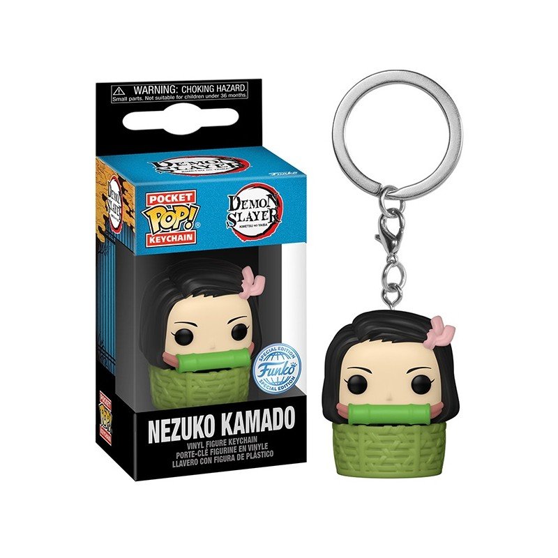 Pocket Pop Nezuko Kamado in Basket Demon Slayer