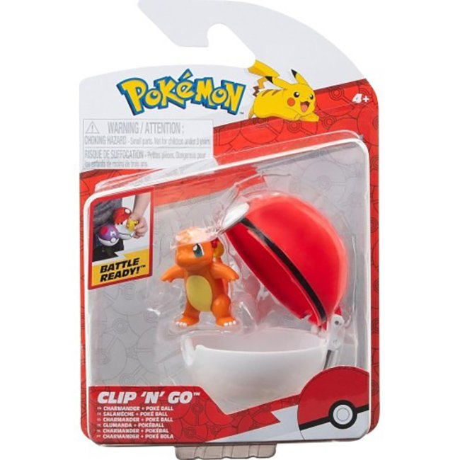 Pokemon Clip and Go Charmander con Pokeball