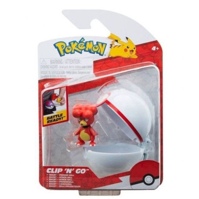 Pokemon Clip and Go Magby con Premierball