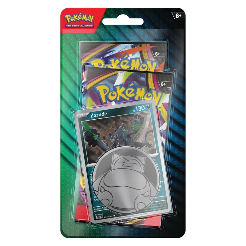 Pokemon Blister 2 Bustine + Promo + Moneta Zarude