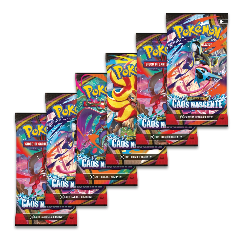 Pokemon Caos Nascente Megaevoluzione Busta da 10 carte ITA