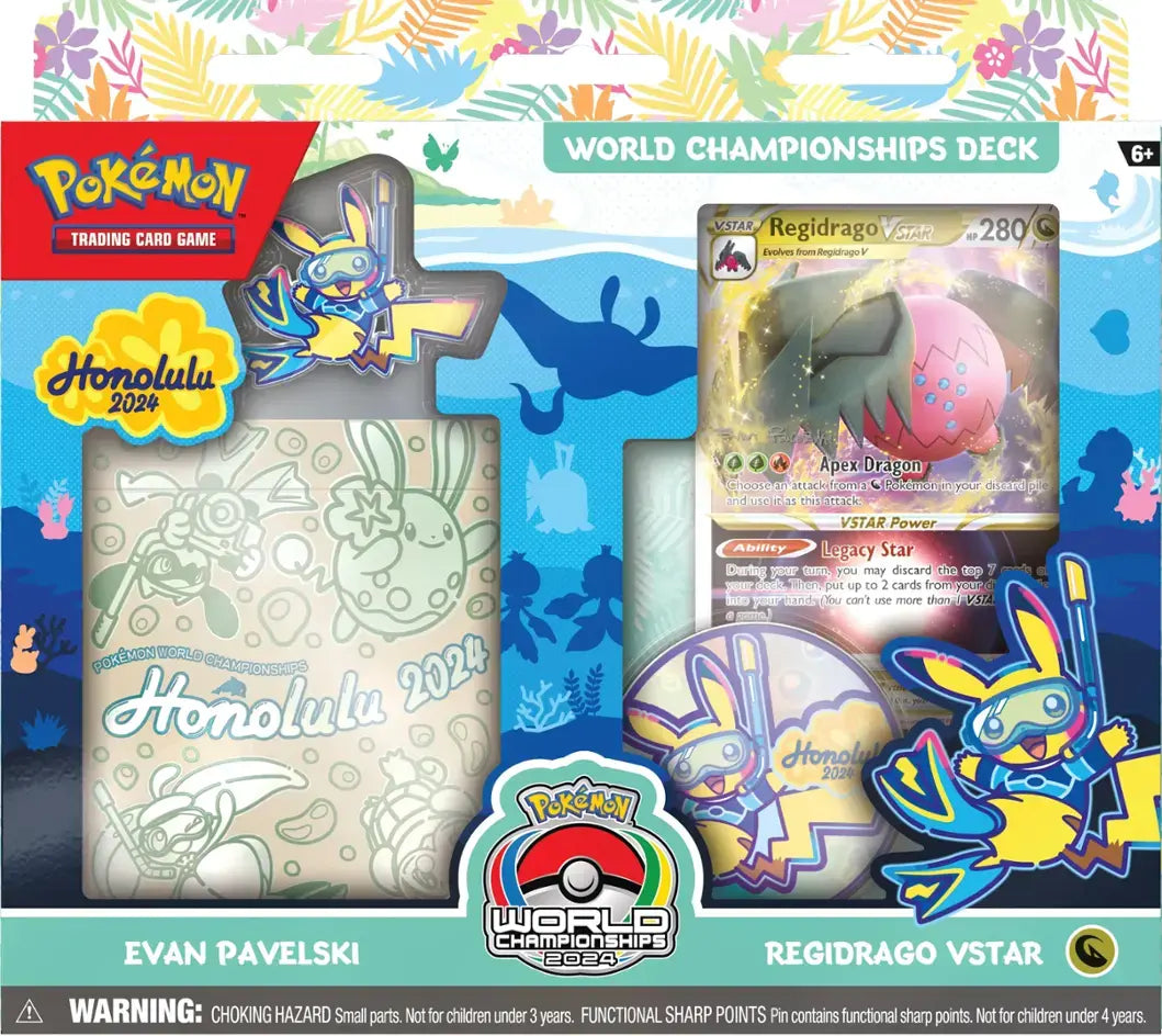 Pokémon Mazzo dei campionati mondiali – Evan Pavelski (Regidrago Vstar) 2024 ENG