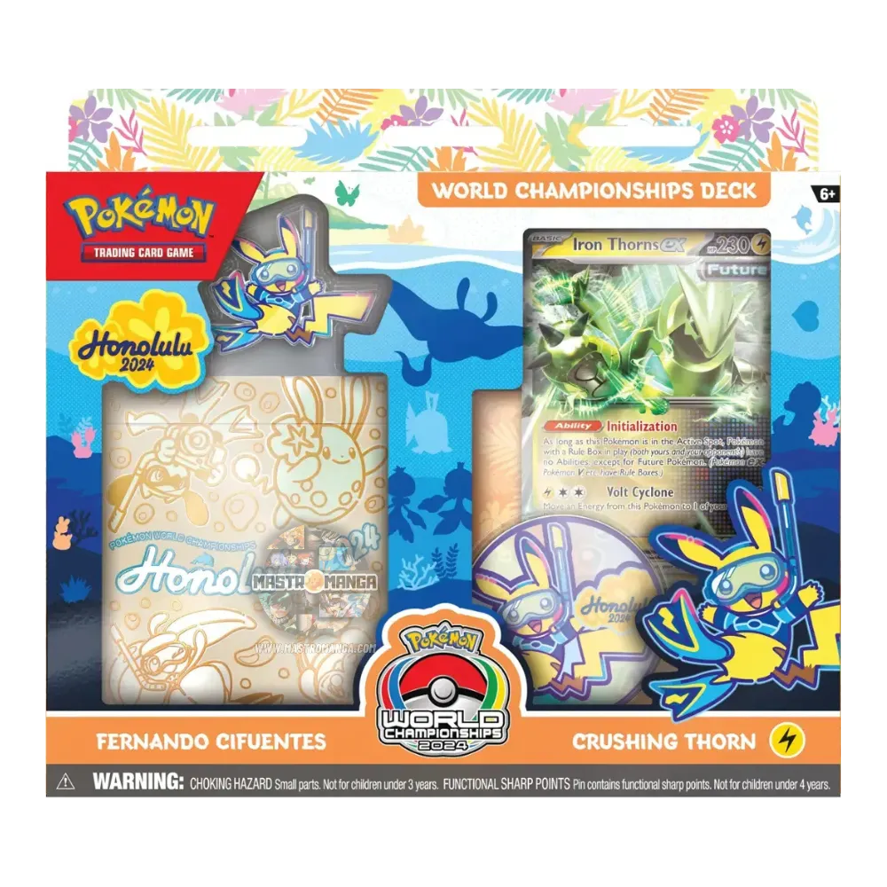 Pokémon Mazzo dei campionati mondiali – Fernando Cifuentes (Crushing Thorn) 2024 ENG