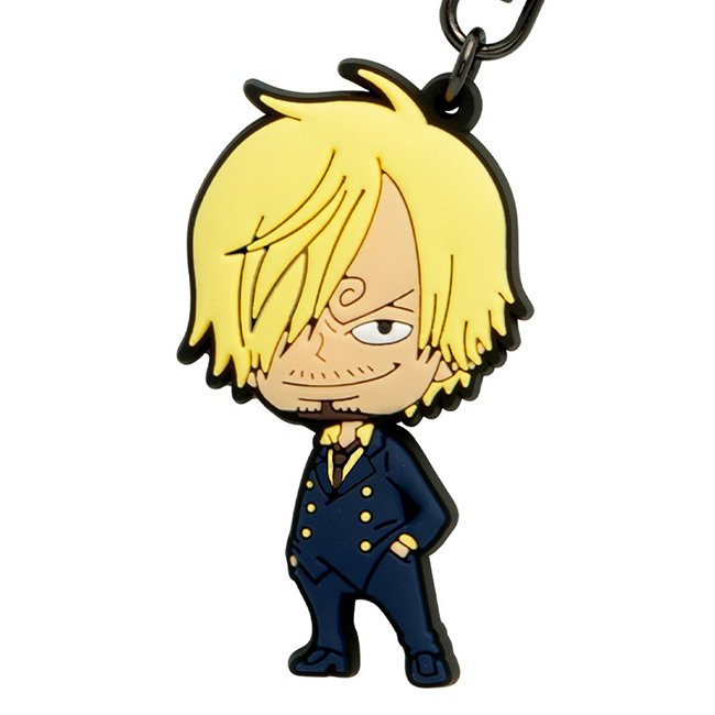 Portachiavi One Piece Sanji in gomma