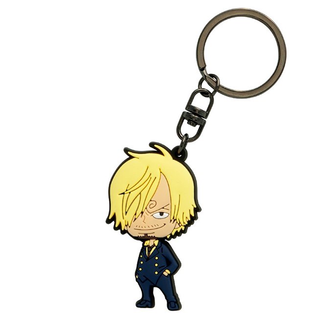 Portachiavi One Piece Sanji in gomma
