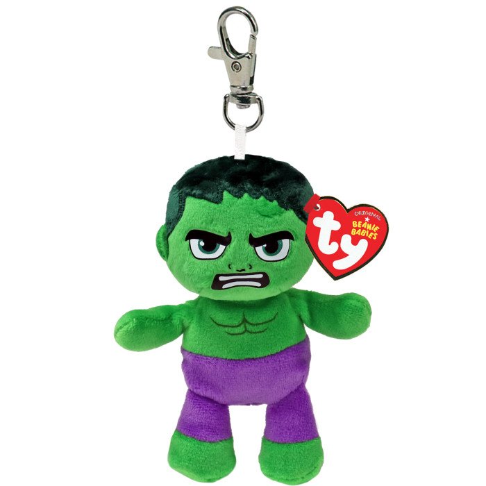 Portachiavi TY Peluche Hulk Marvel Avengers