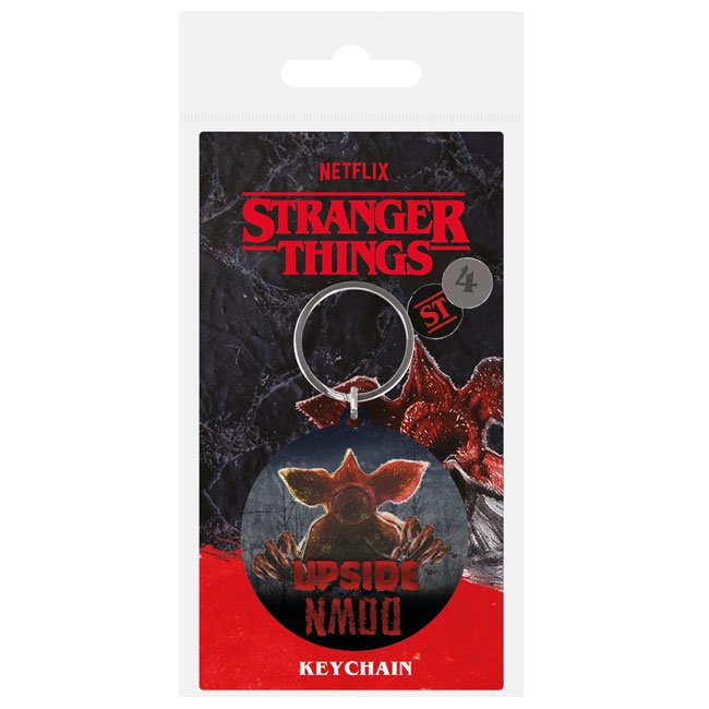 Portachiavi in gomma Stranger Things Demogorgone 6 cm