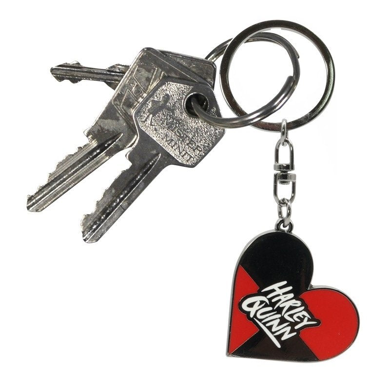 Portachiavi in metallo Harley Quinn Cuore