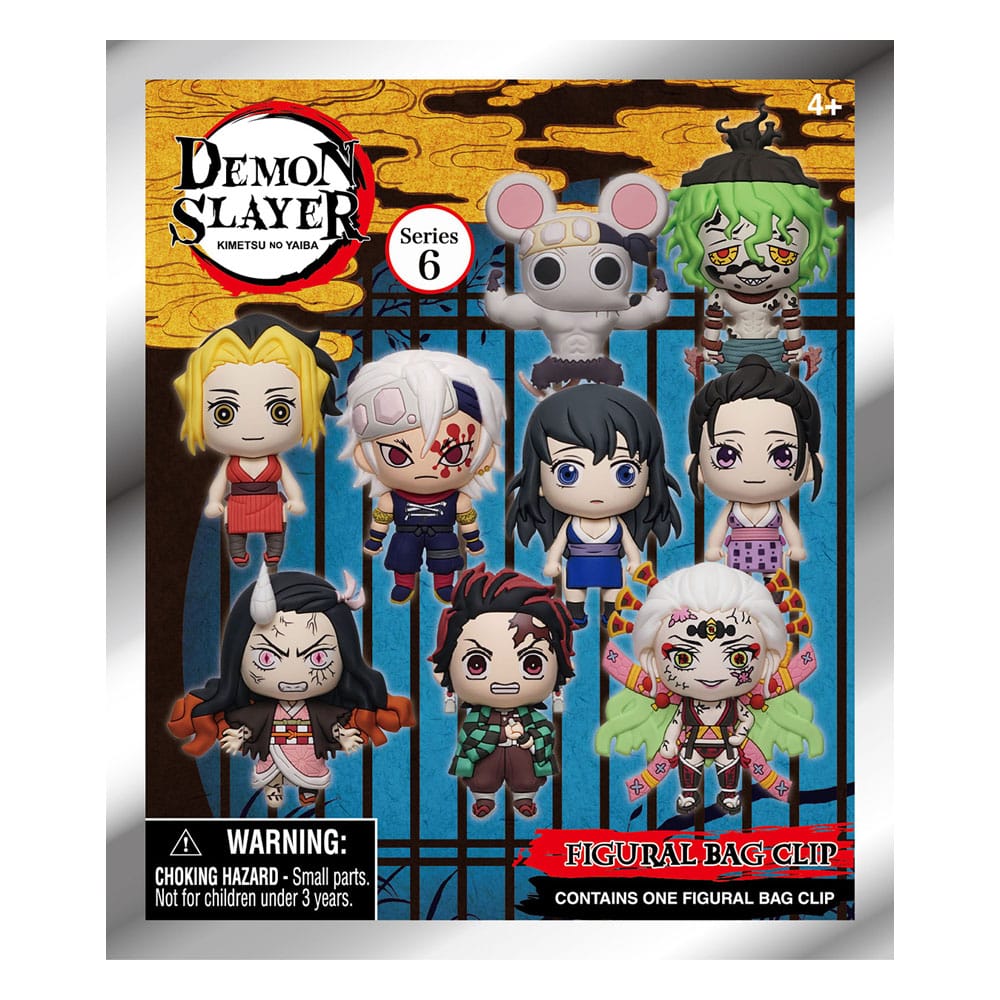 Portachiavi 3D PVC Demon Slayer Kimetsu no Yaiba