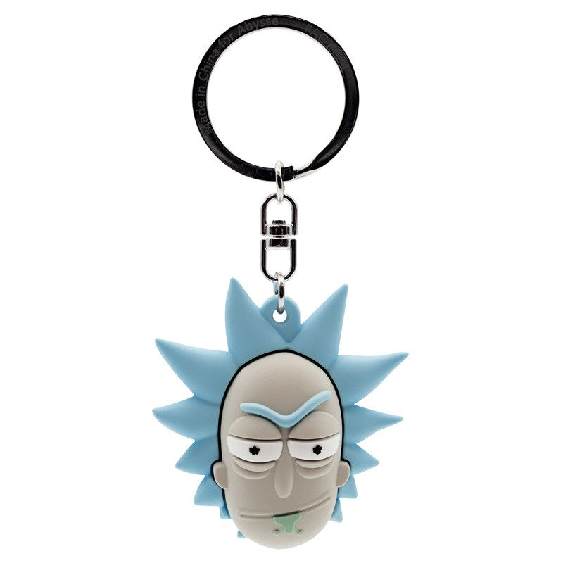 Portachiavi 3D testa Rick Sanchez Rick e Morty