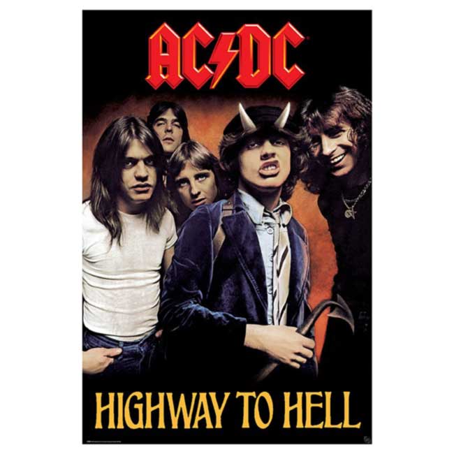 Poster Ac Dc Highway To Hell 91x61cm