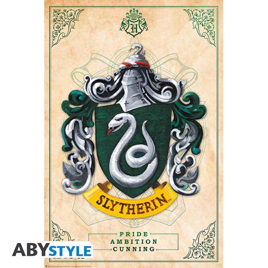 Poster Harry Potter Serpeverde 91x61cm