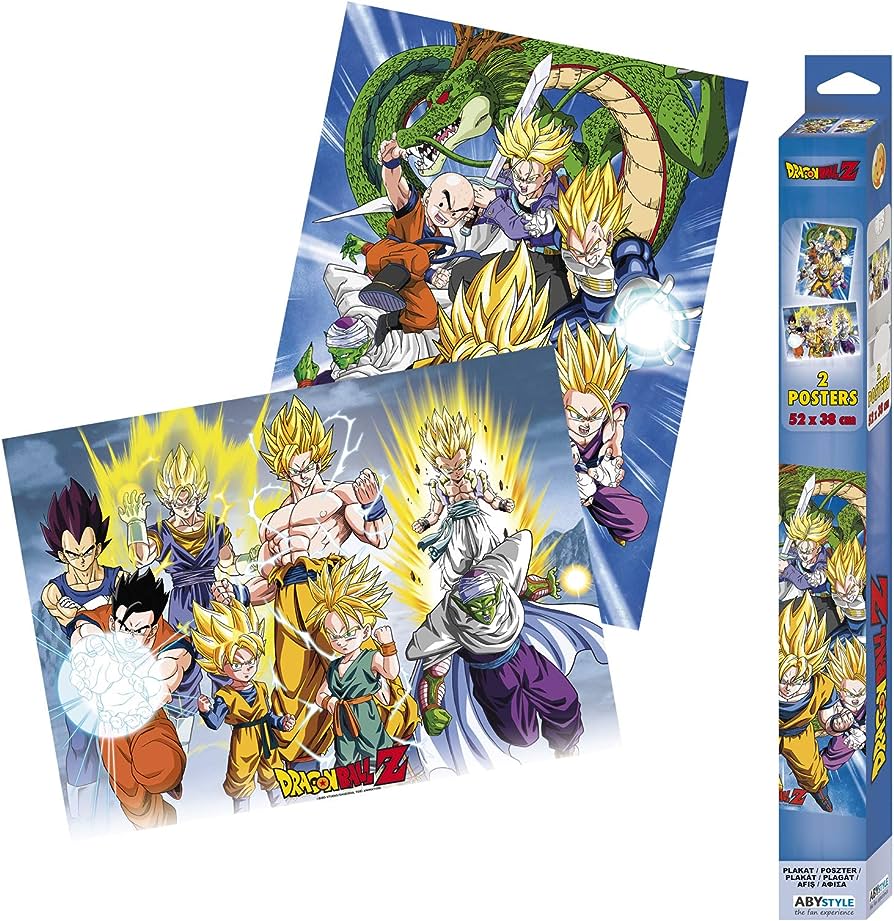 Poster Pack Dragon Ball Z due posters 52 x 38 cm
