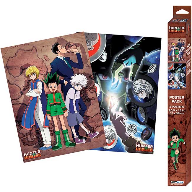 Poster Pack Hunter x Hunter due posters 52 x 38 cm