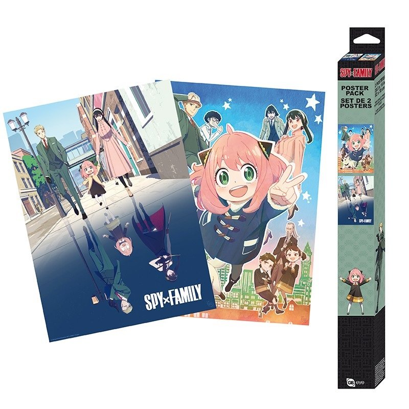 Poster Pack Spy X Family due posters 52 x 38 cm