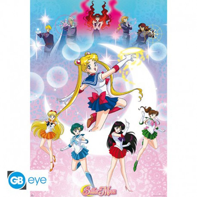 Poster Sailor Moon Gruppo Sailor 91x61cm
