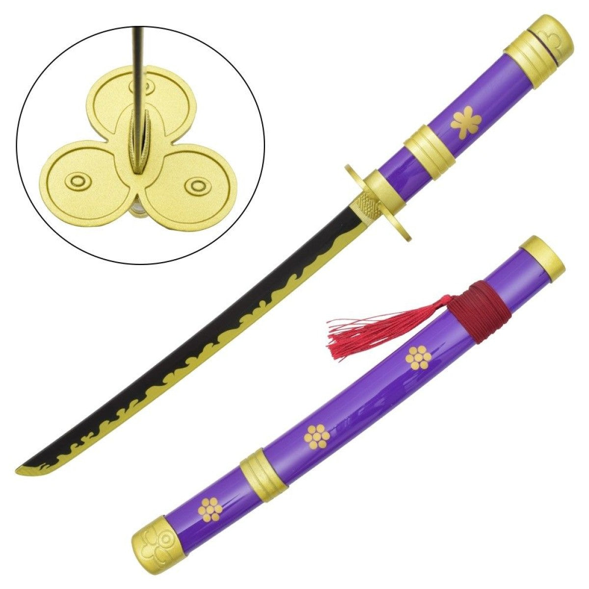 Replica Mini Katana Enma viola Roronoa Zoro One Piece