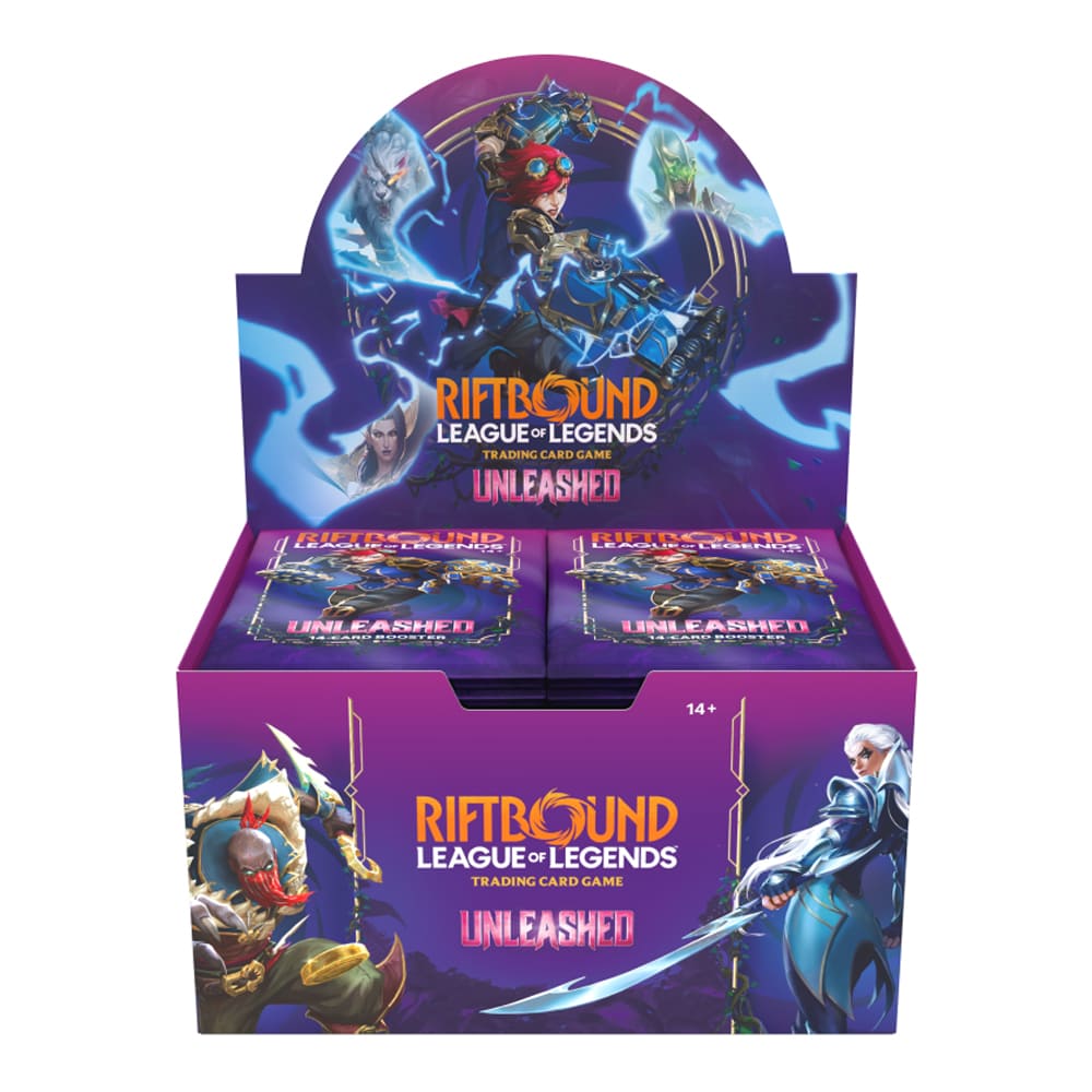 Riftbound League of Legends TCG Unleashed Box da 24 buste ENG