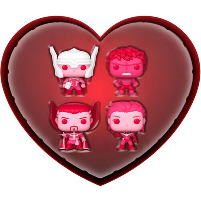 San Valentino Funko Pocket Pop Marvel Classic Personaggi Box