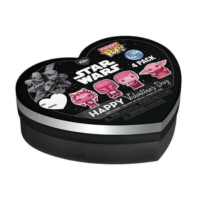San Valentino Funko Pocket Pop Star Wars The Mandalorian Personaggi Box