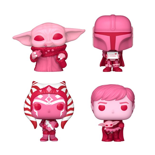 San Valentino Funko Pocket Pop Star Wars The Mandalorian Personaggi Box