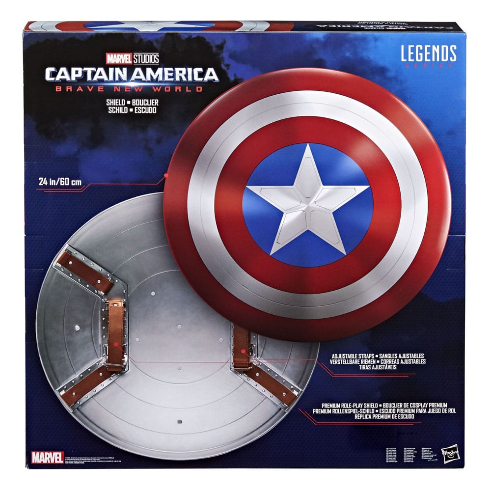 Scudo Premium Captain America: Brave New World Marvel Legends 60 cm