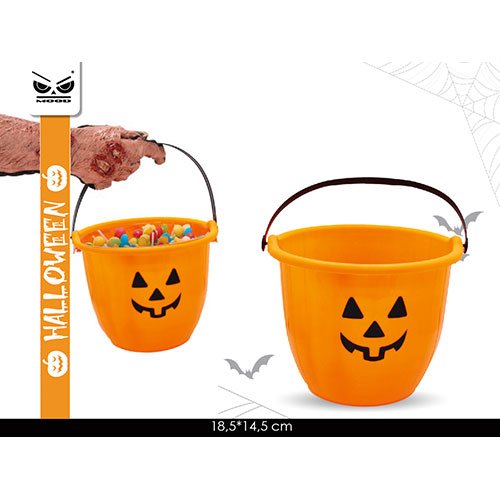 Secchiello contenitore zucca liscio
