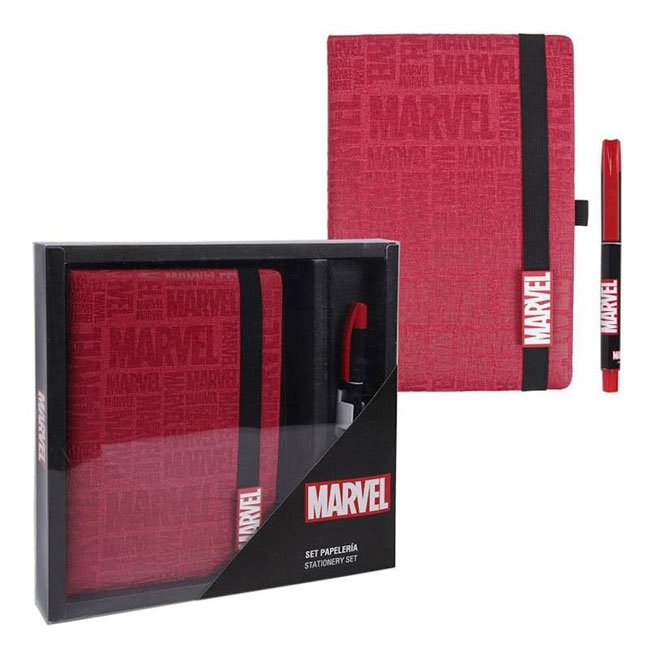Set Notebook e Penna Marvel