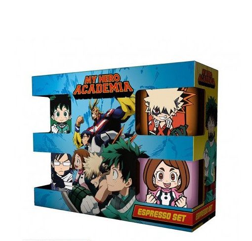 Set Tazzine Espresso My Hero Academia Personaggi