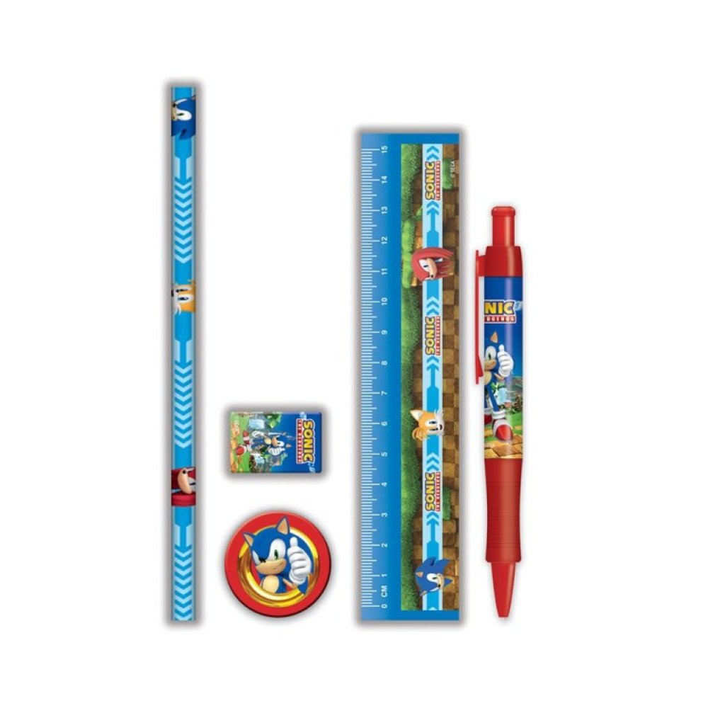 Set cancelleria Sonic The Hedgehog 5