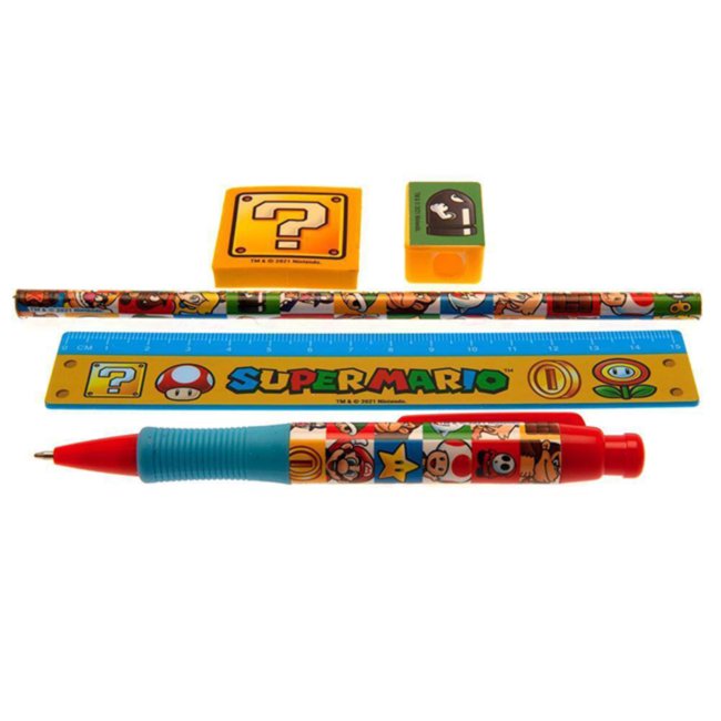 Set da cancelleria Super Mario 5 pezzi