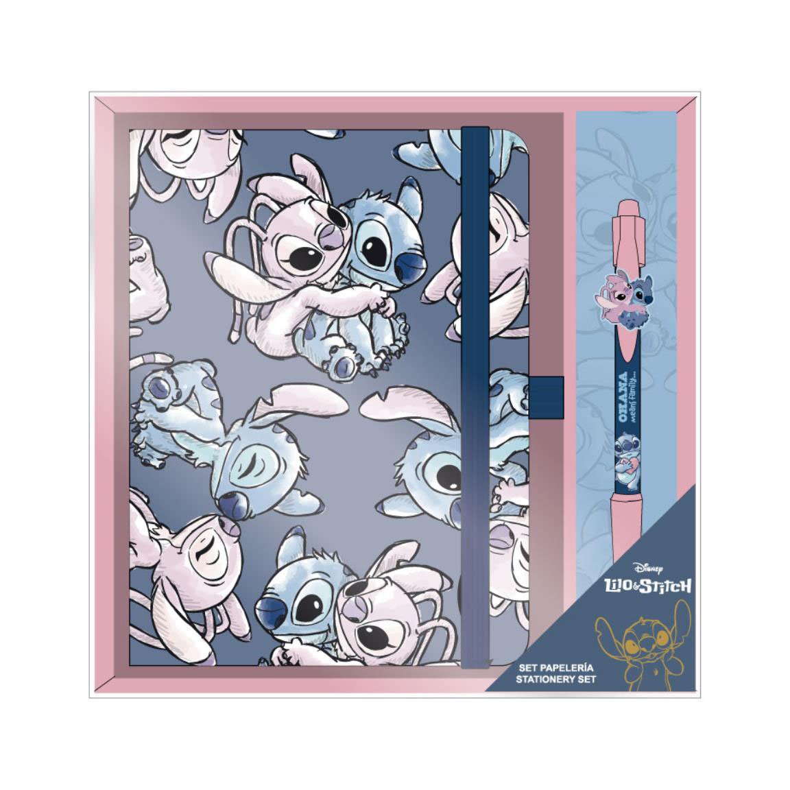 Set di cancelleria Lilo e Stitich con Stitch ed Angel