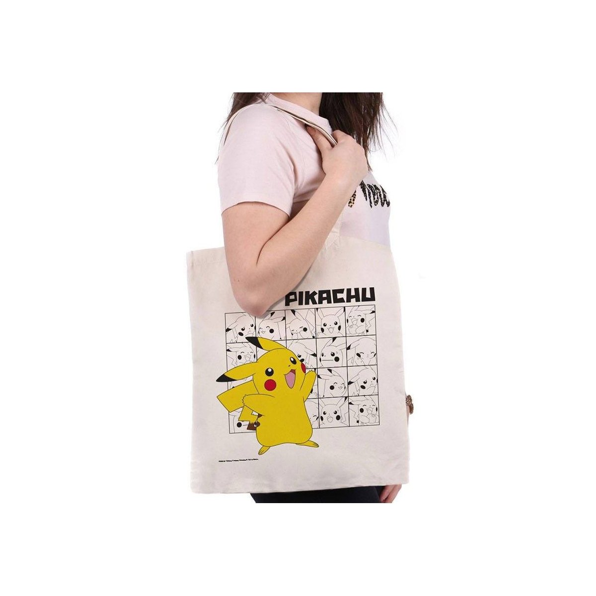 Shopper in cotone Pikachu Pokemon