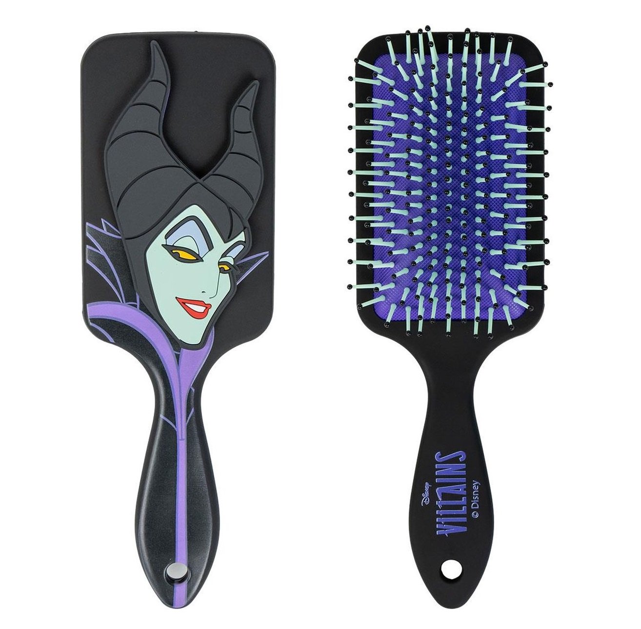 Spazzola capelli rettangolare Malefica Disney