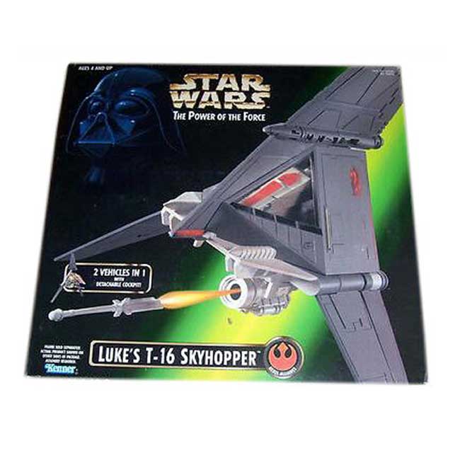 Stare Wars Luke e il T-16 Skyhopper vintage