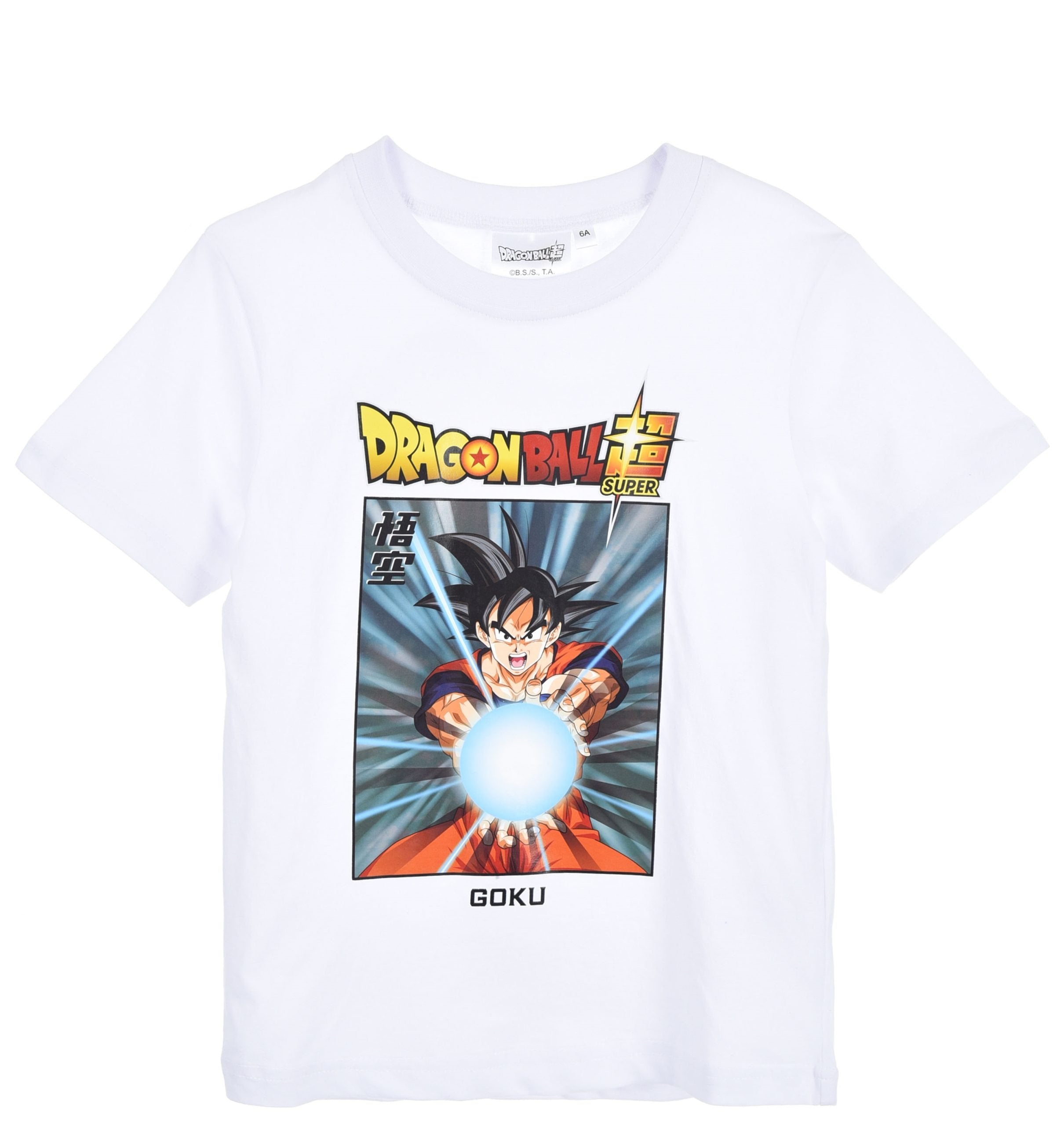 T-Shirt Dragon Ball Super Bianca Bambini