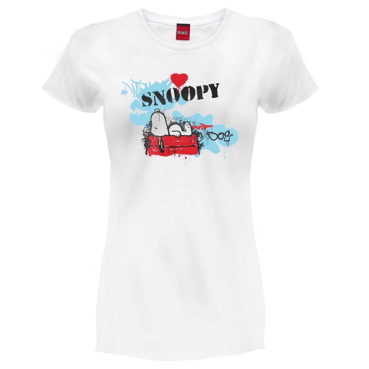 T-Shirt Femminile Snoopy Bianca