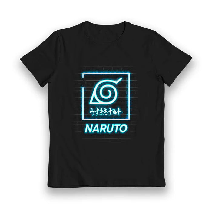T-Shirt Konoha Glow in the Dark Naruto Shippuden Bambini
