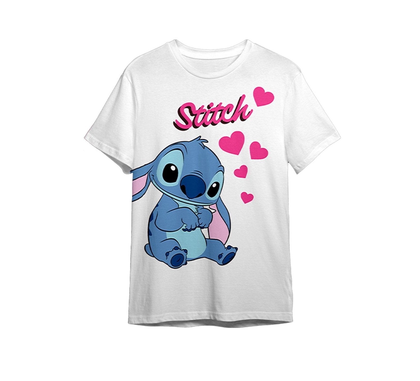 T-Shirt Lilo e Stitch Disney Bianca Bambini