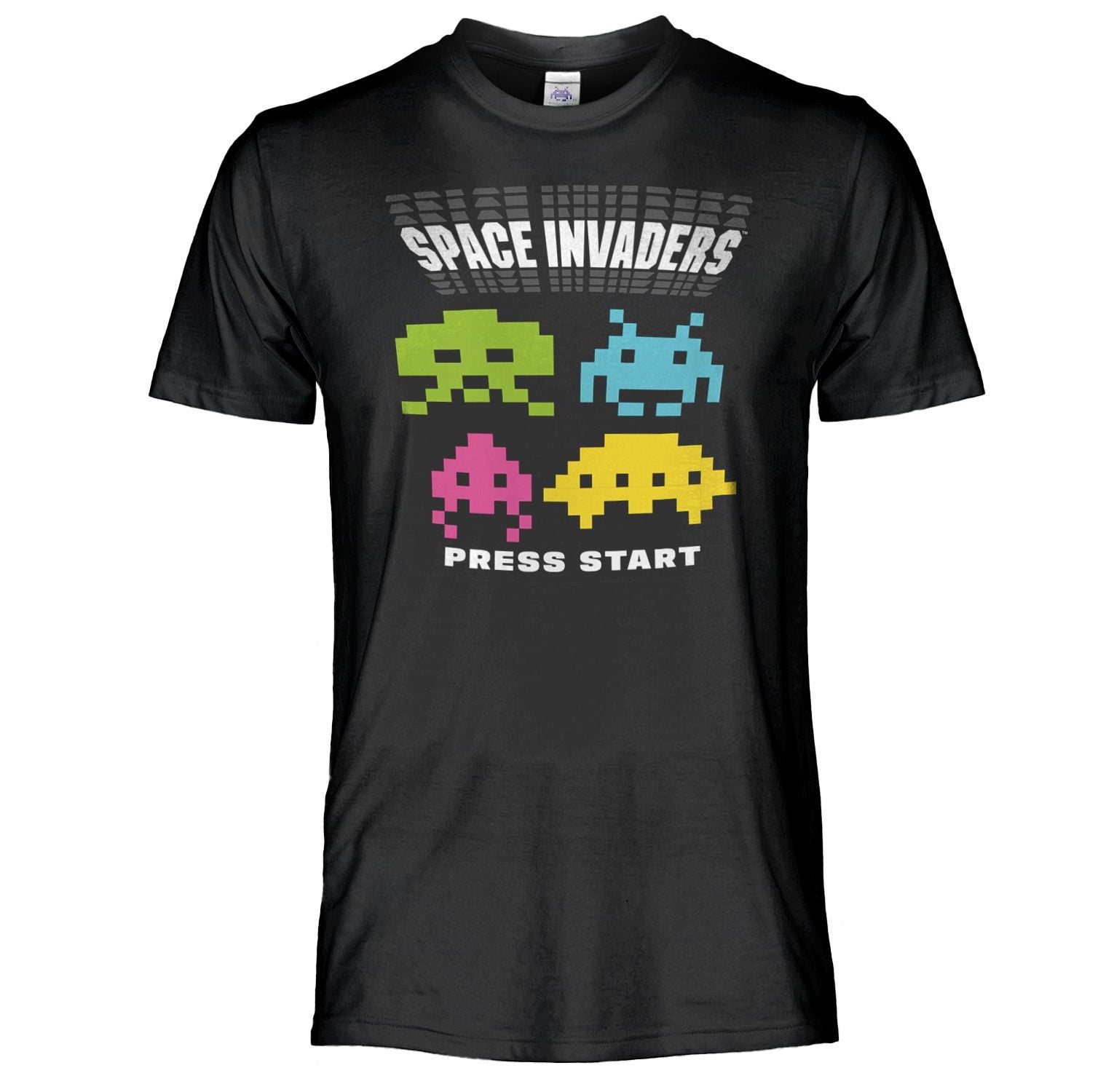 T-Shirt Space Invaders Press Start