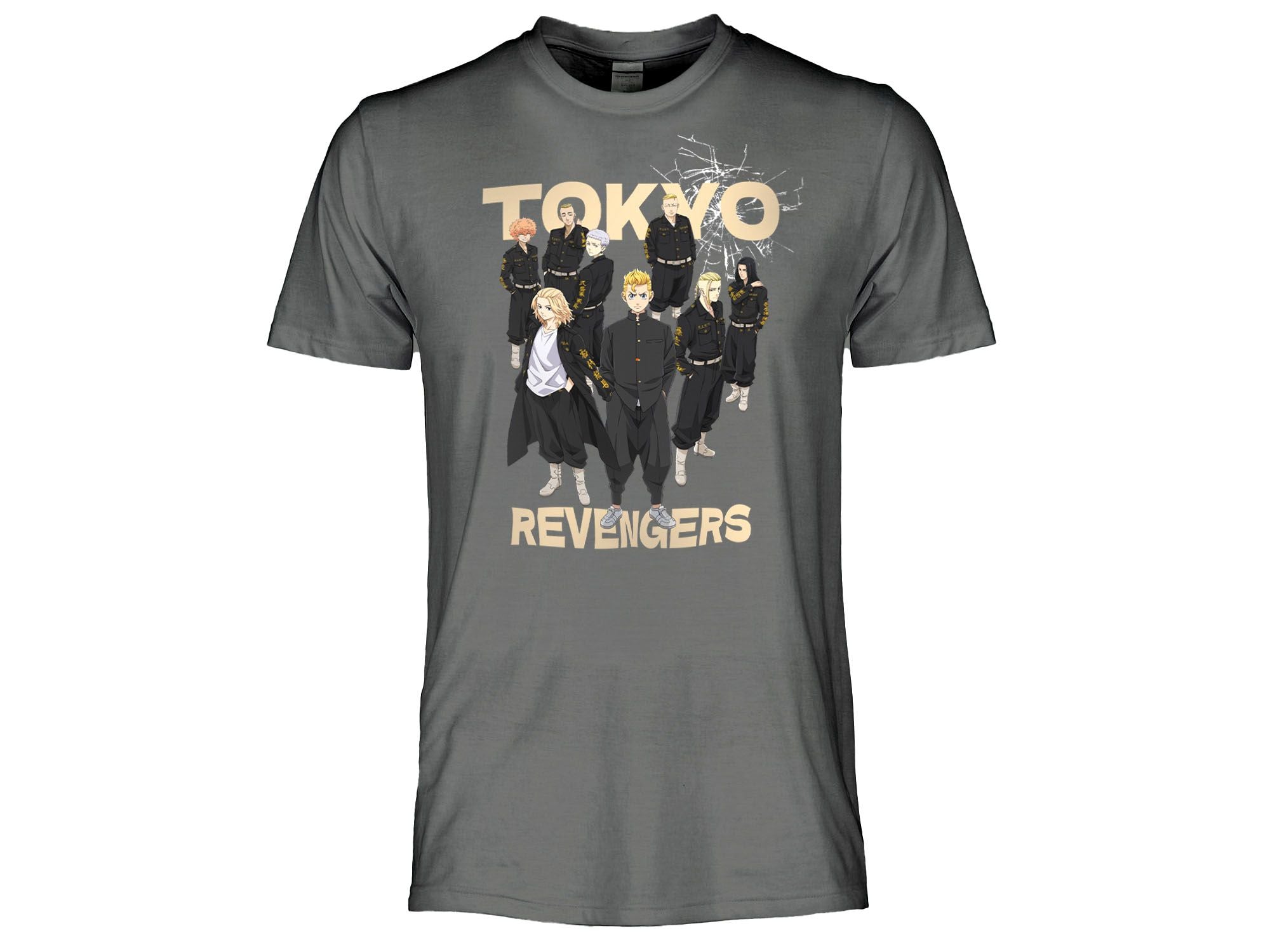 T-Shirt Tokyo Revengers Grigia