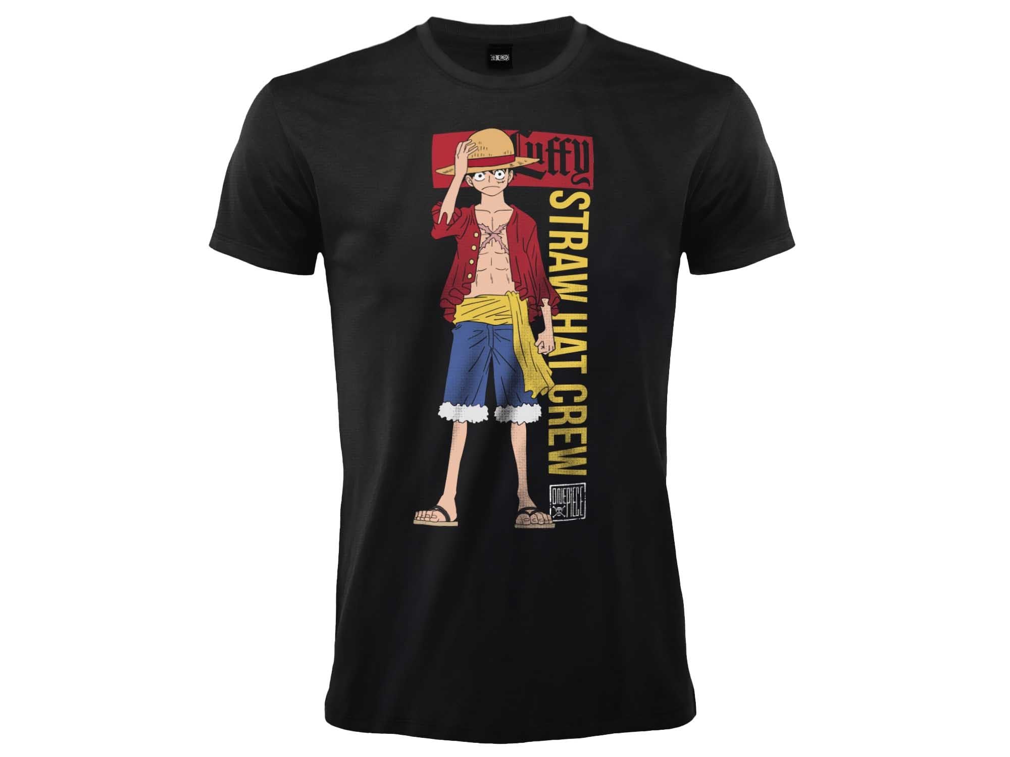 T-Shirt One Piece Luffy Straw Hat Crew