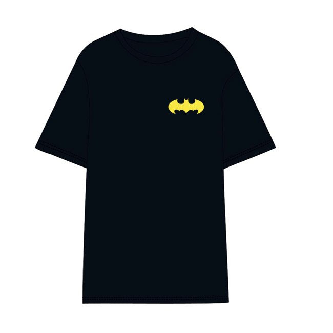 T-shirt Batman Logo Graffiti Stampa Fronte Retro