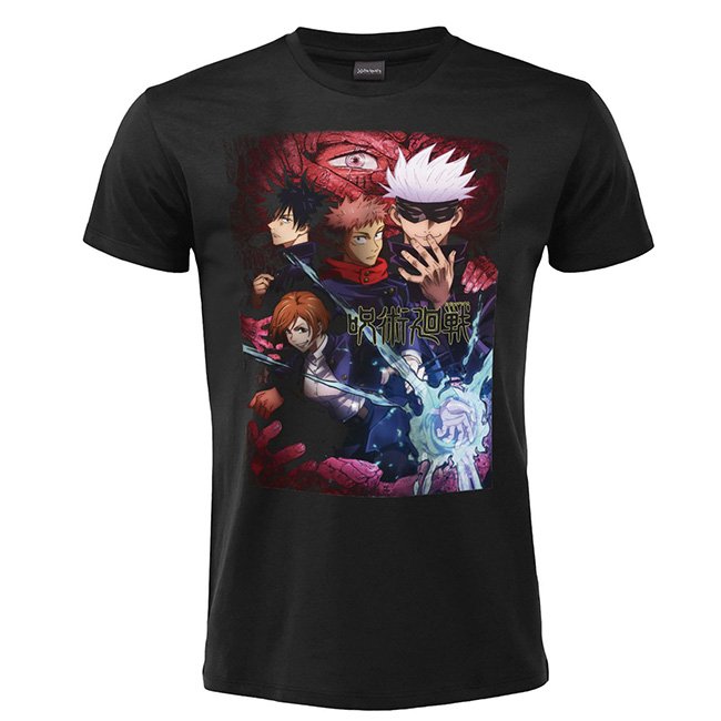 T-shirt Nera Jujutsu Kaisen