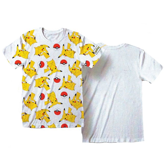 T-Shirt Pikachu e Pokeball Pokemon Bambini