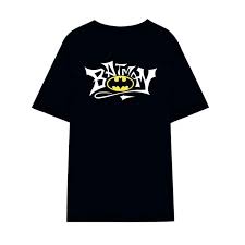 T-shirt Batman Logo Graffiti Stampa Fronte Retro